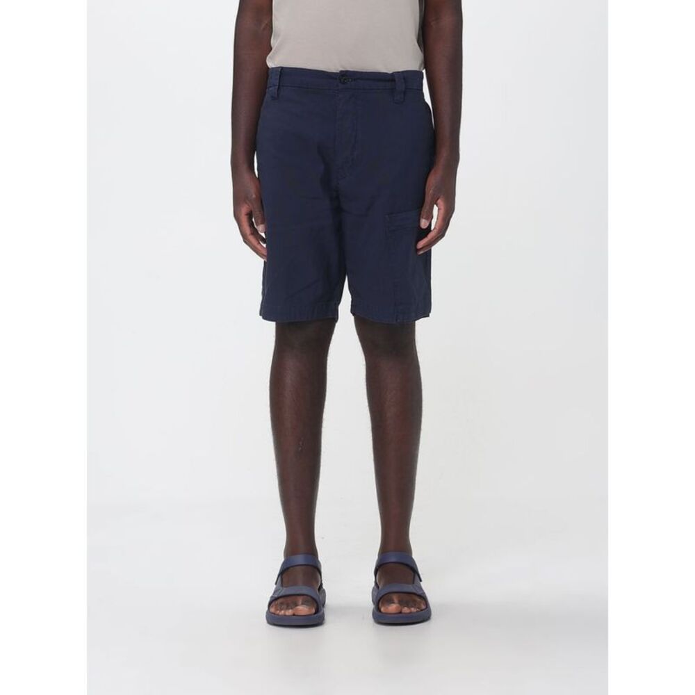 C.P. Company Men Cotton And Linen Cargo Shorts C.P. Company